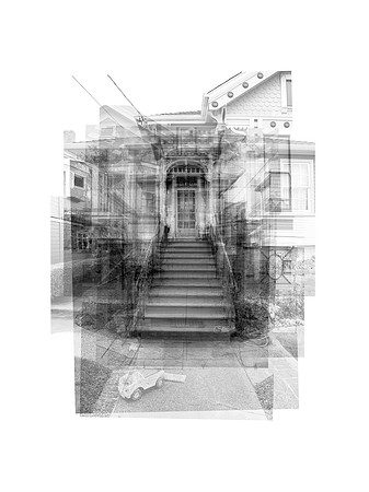 Front steps, Clinton Avenue, Alameda